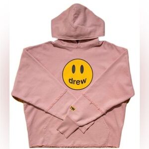 DREW HOUSE mascot deconstructed hoodie pink
